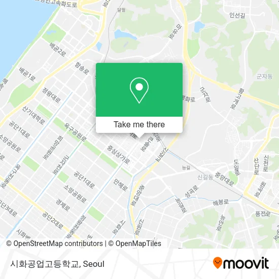 시화공업고등학교 map