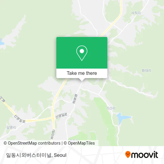 일동시외버스터미널 map