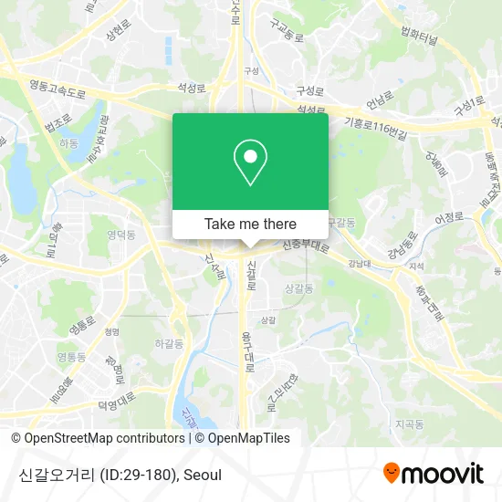 신갈오거리 (ID:29-180) map