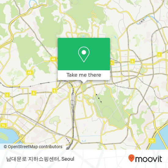 남대문로 지하쇼핑센터 map