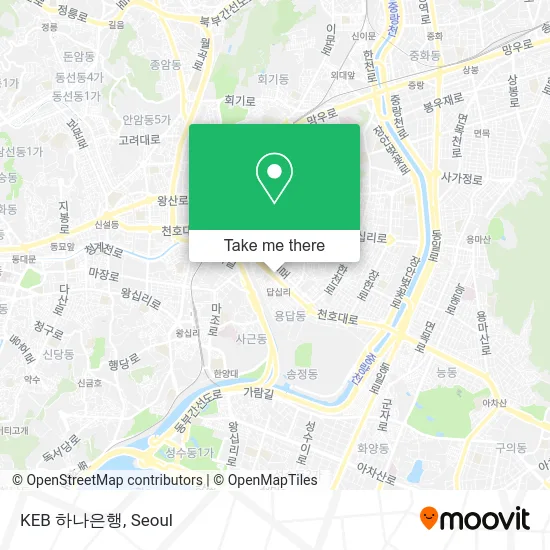 KEB 하나은행 map