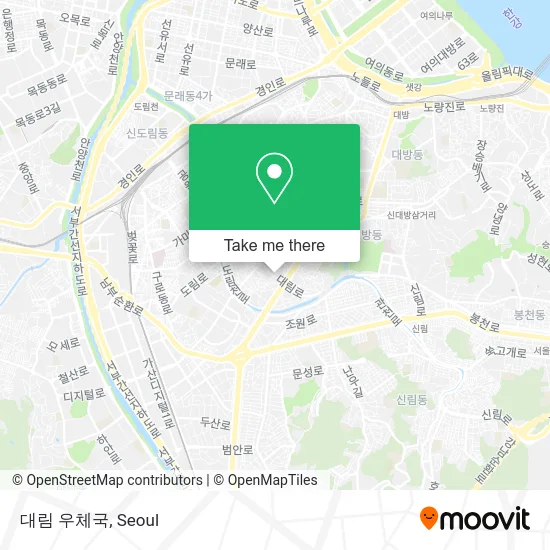 대림 우체국 map