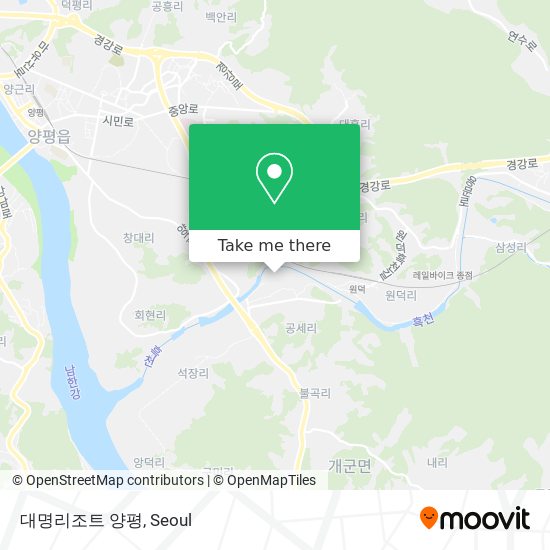 대명리조트 양평 map