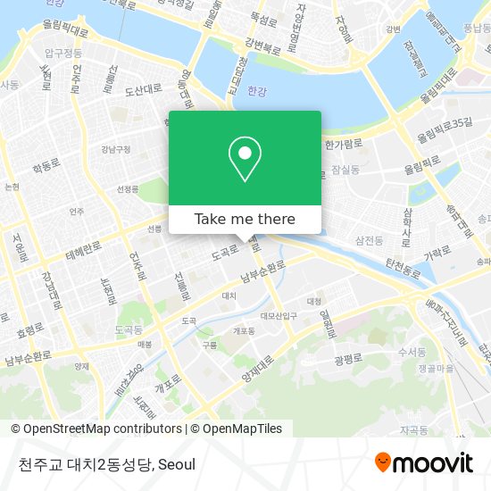 천주교 대치2동성당 map