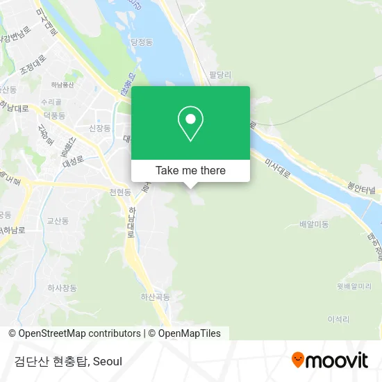 검단산 현충탑 map