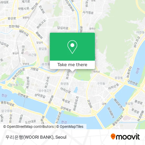 우리은행(WOORI BANK) map