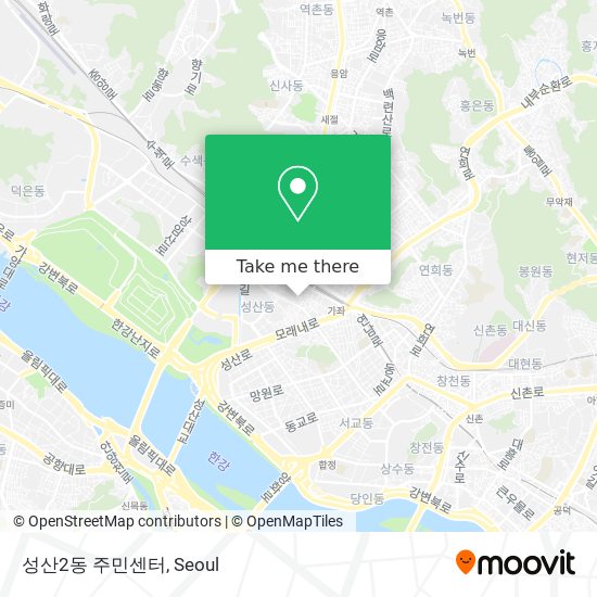 성산2동 주민센터 map