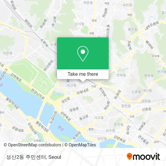 성산2동 주민센터 map
