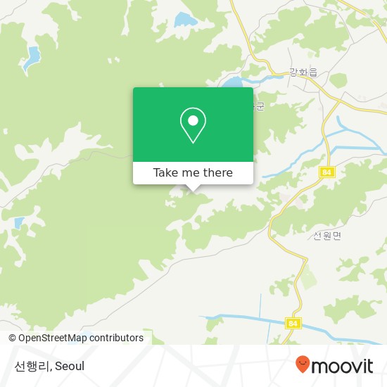 선행리 map