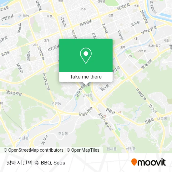 양재시민의 숲 BBQ map