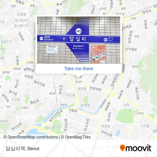 답십리역 map