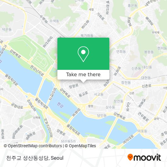 천주교 성산동성당 map