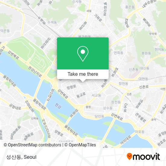 성산동 map