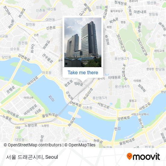 서울 드래곤시티 map