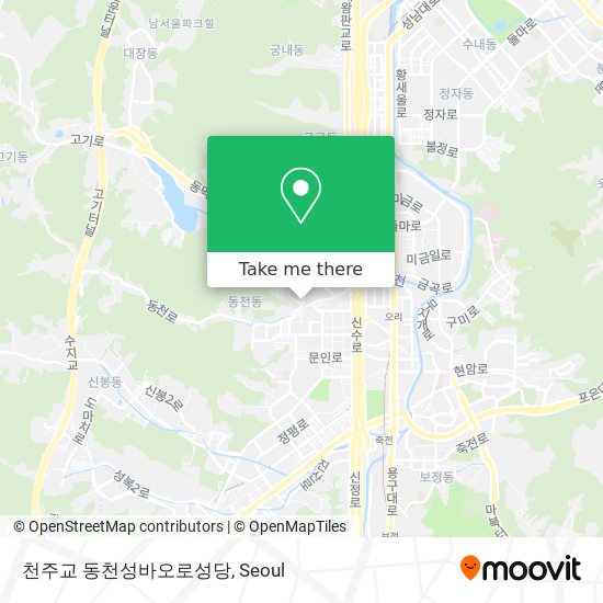 천주교 동천성바오로성당 map