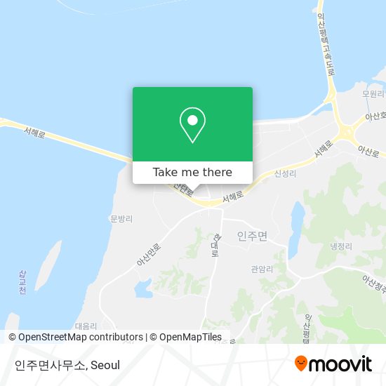 인주면사무소 map