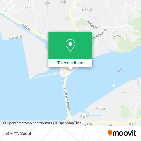 평택호 map