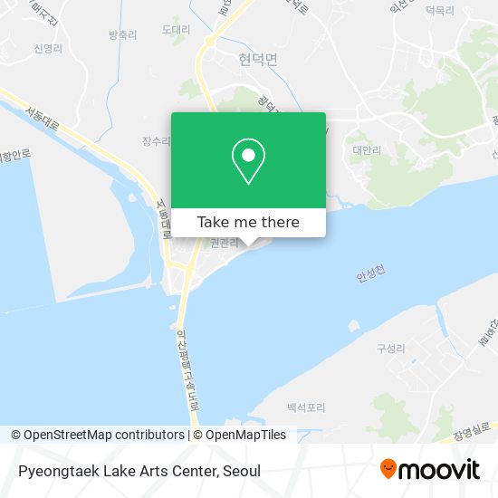 Pyeongtaek Lake Arts Center map