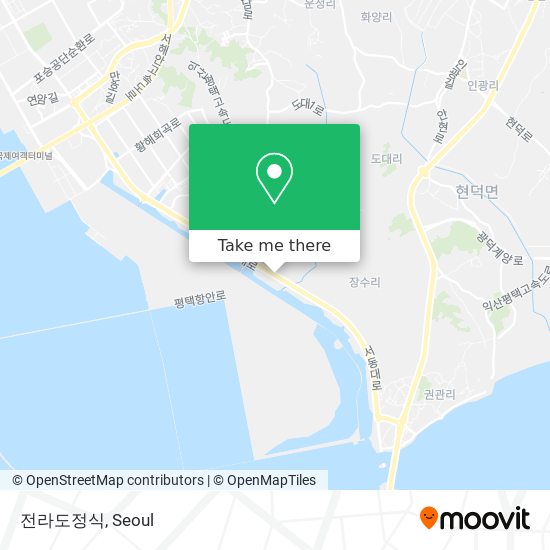 전라도정식 map