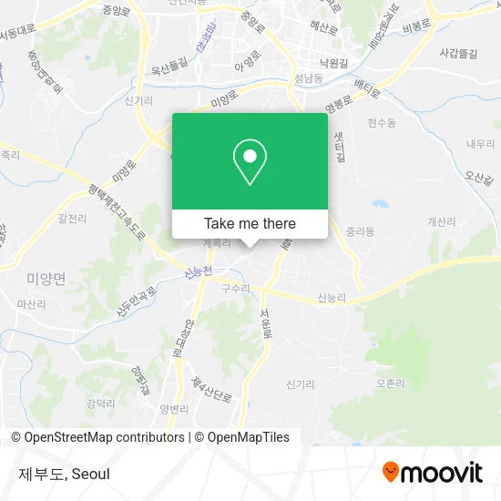 제부도 map