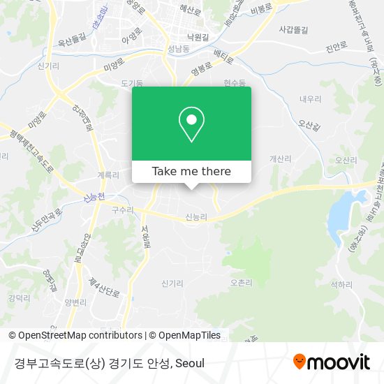 경부고속도로(상) 경기도 안성 map