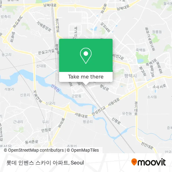 롯데 인벤스 스카이 아파트 map