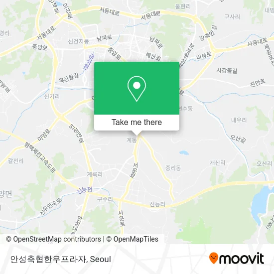 안성축협한우프라자 map