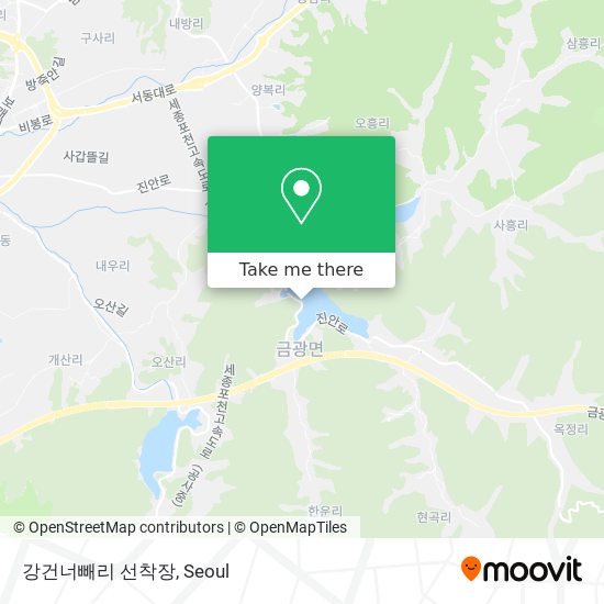 강건너빼리 선착장 map