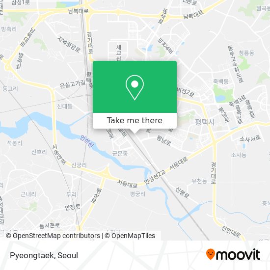 Pyeongtaek map