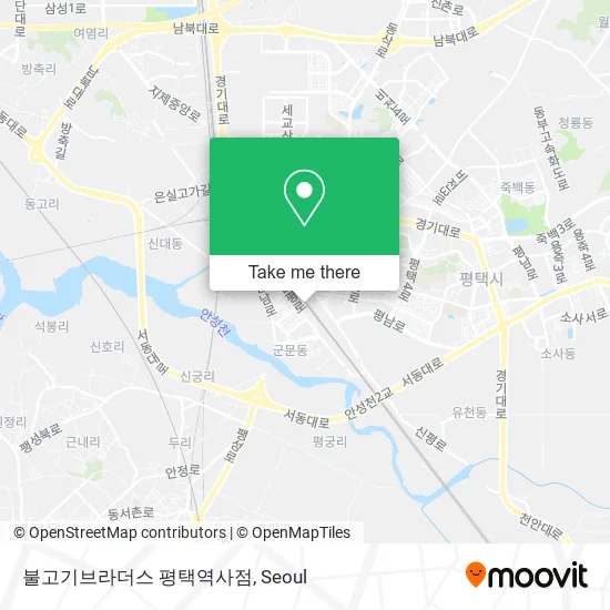 불고기브라더스 평택역사점 map
