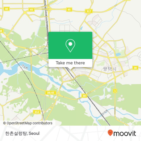 한촌설렁탕 map