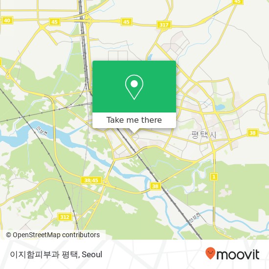 이지함피부과 평택 map