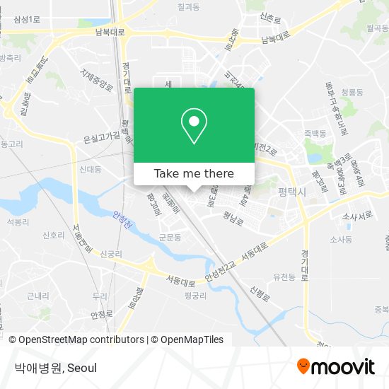 박애병원 map