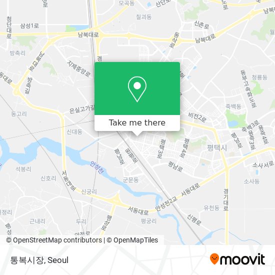 통복시장 map