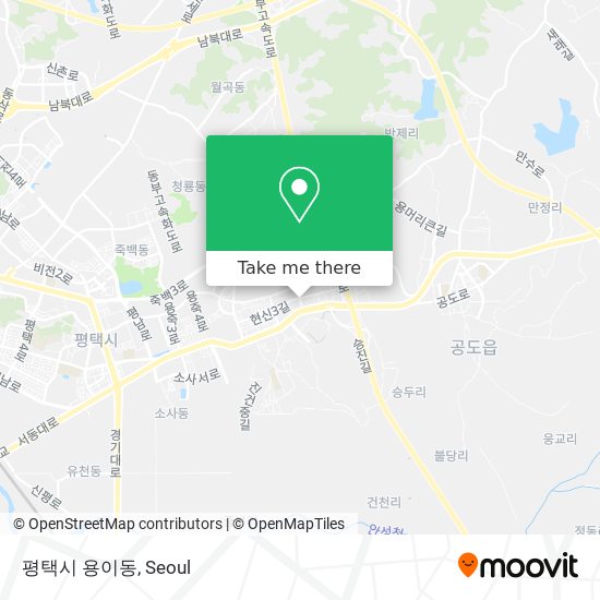 평택시 용이동 map