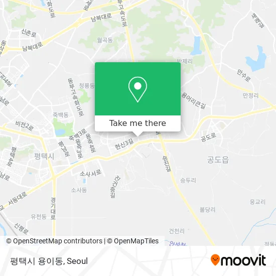 평택시 용이동 map