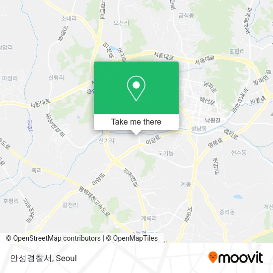 안성경찰서 map