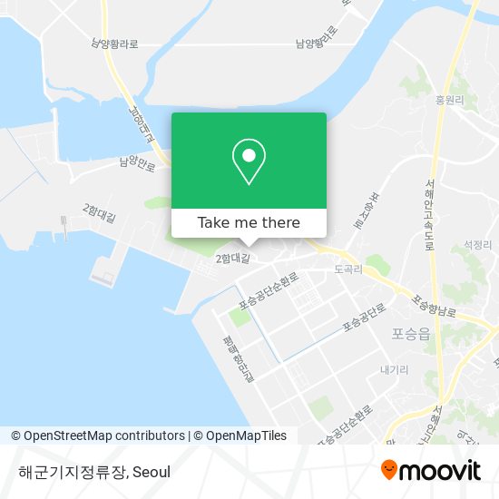해군기지정류장 map