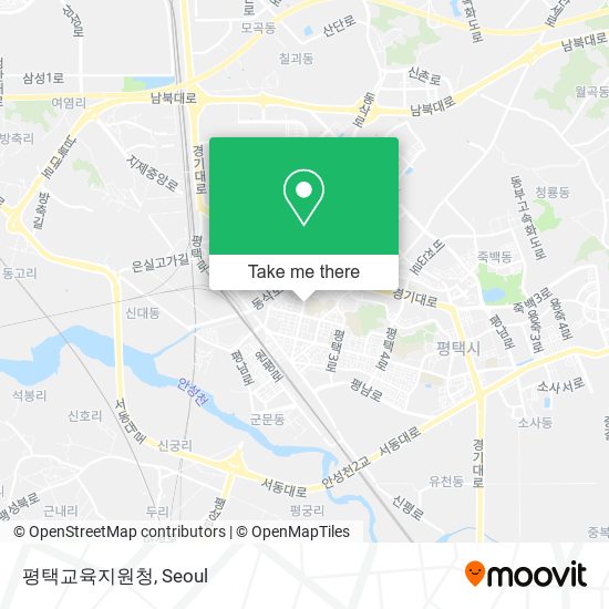 평택교육지원청 map