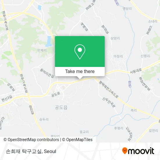 손희재 탁구교실 map