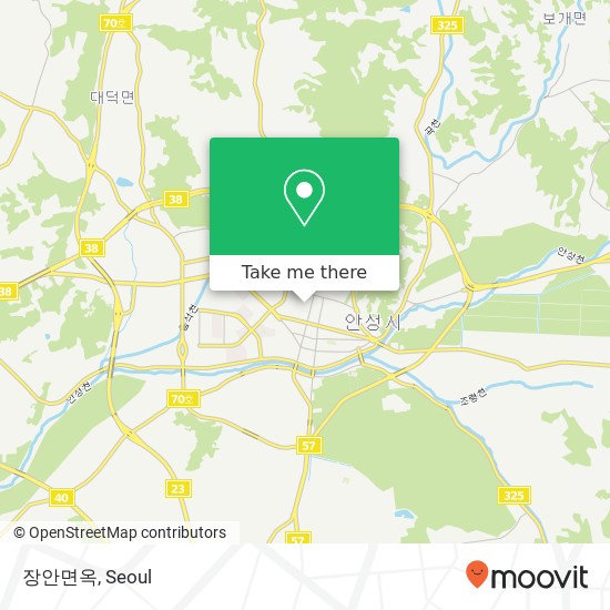 장안면옥 map