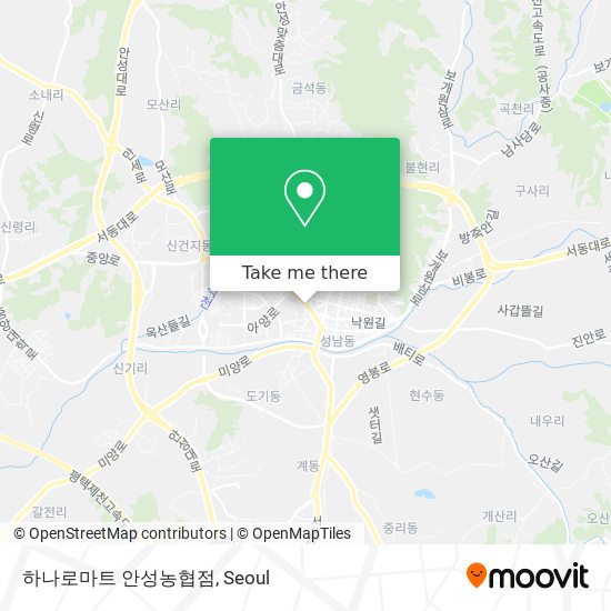 하나로마트 안성농협점 map