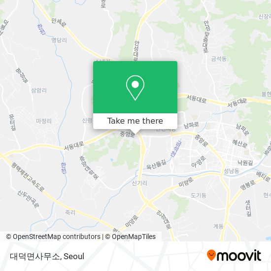 대덕면사무소 map