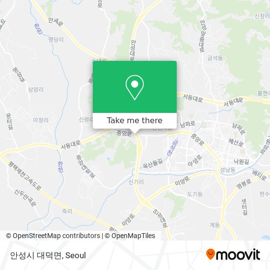 안성시 대덕면 map