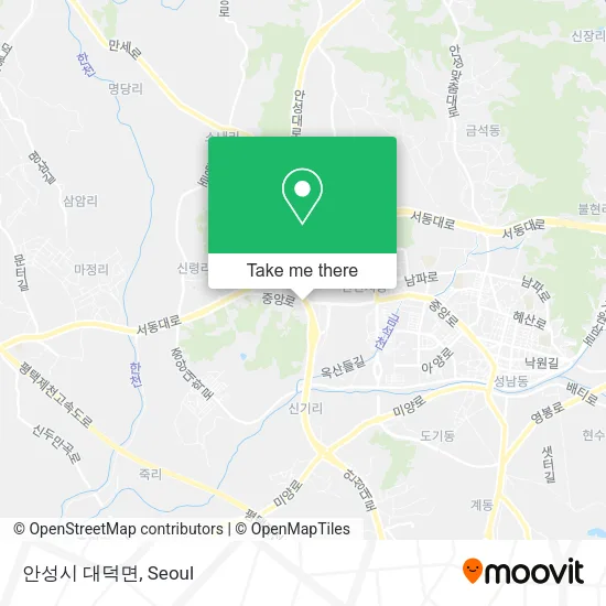 안성시 대덕면 map