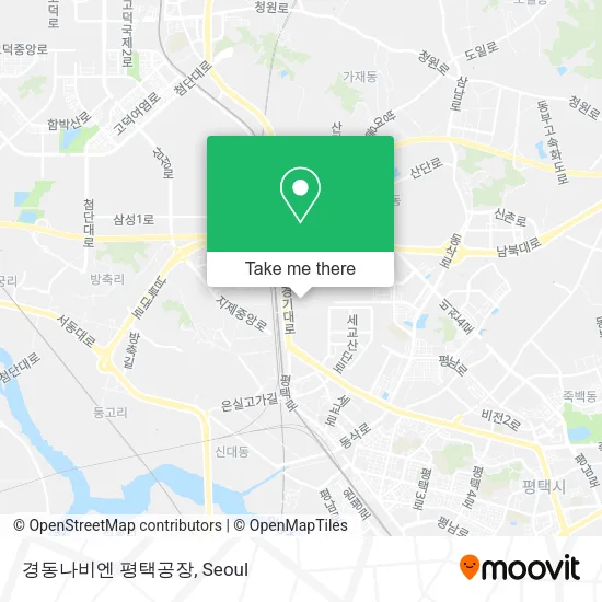 경동나비엔 평택공장 map