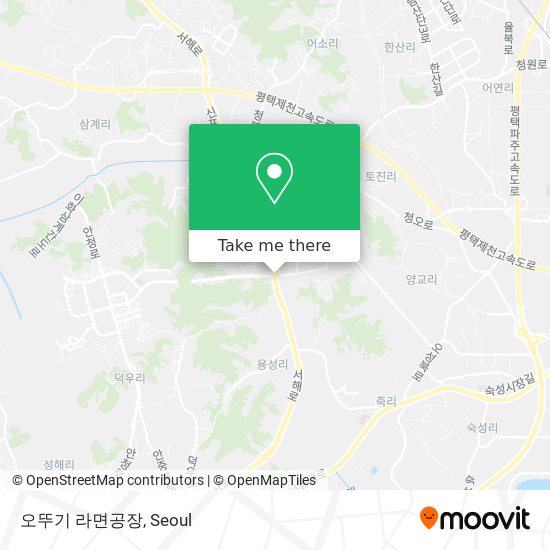 오뚜기 라면공장 map