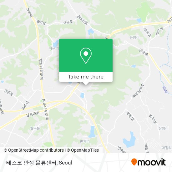테스코 안성 물류센터 map