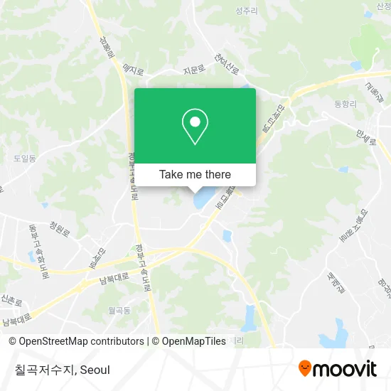 칠곡저수지 map