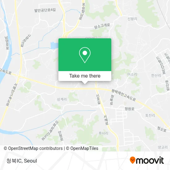 청북IC map